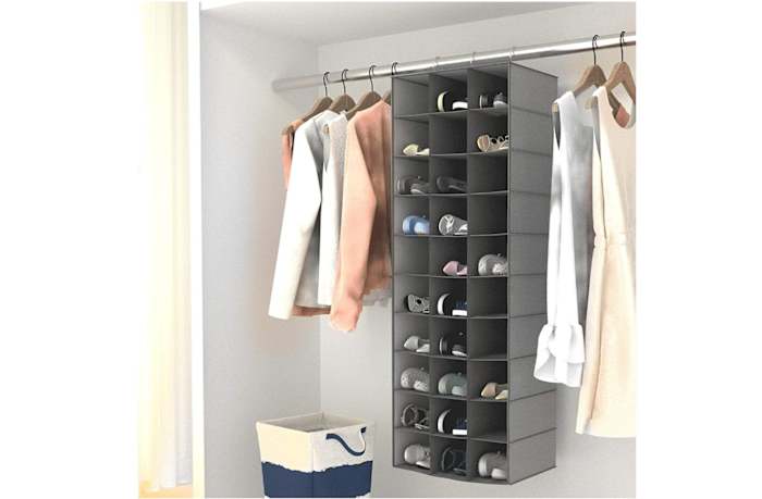 coastal rose Hanging Shoe Organizer for Closet